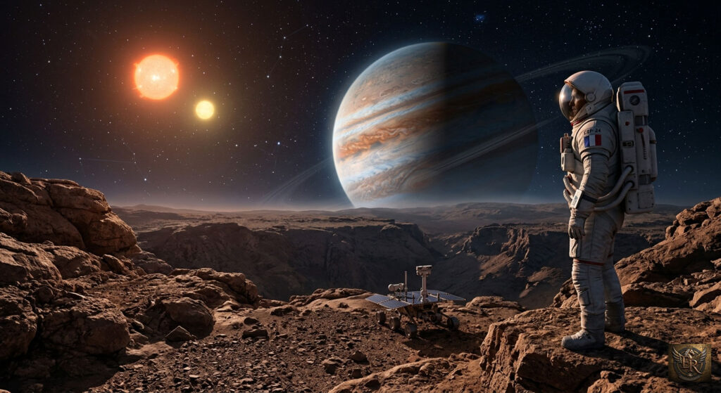 Exoplanète, vue d'artiste