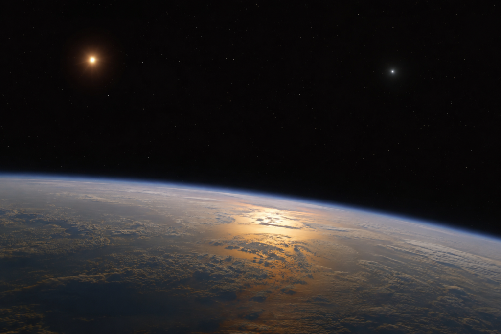 Exoplanète dans un système binaire