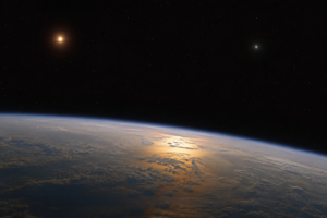 Exoplanète dans un système binaire