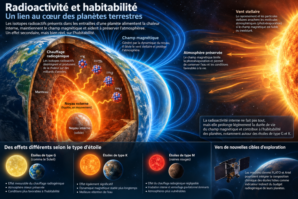 Radioactivité interne et habitabilité