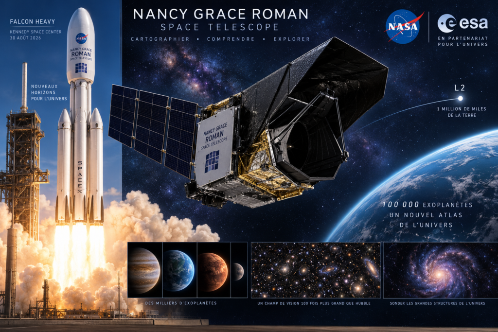 Le télescope Roman décolle pour une mission d'exploration infrarouge du ciel — et des exoplanètes